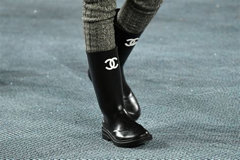 chanel boots winter 2019|Chanel rain boots size 36.5.